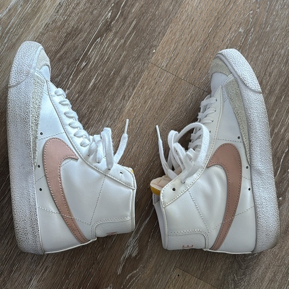 nike blazer mid womens size 6.5 light pink - Picture 5 of 6